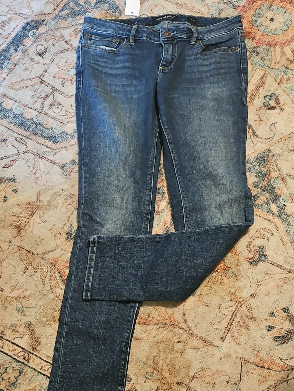 Lucky Brand Women's Medium Blue Skinny Jeans